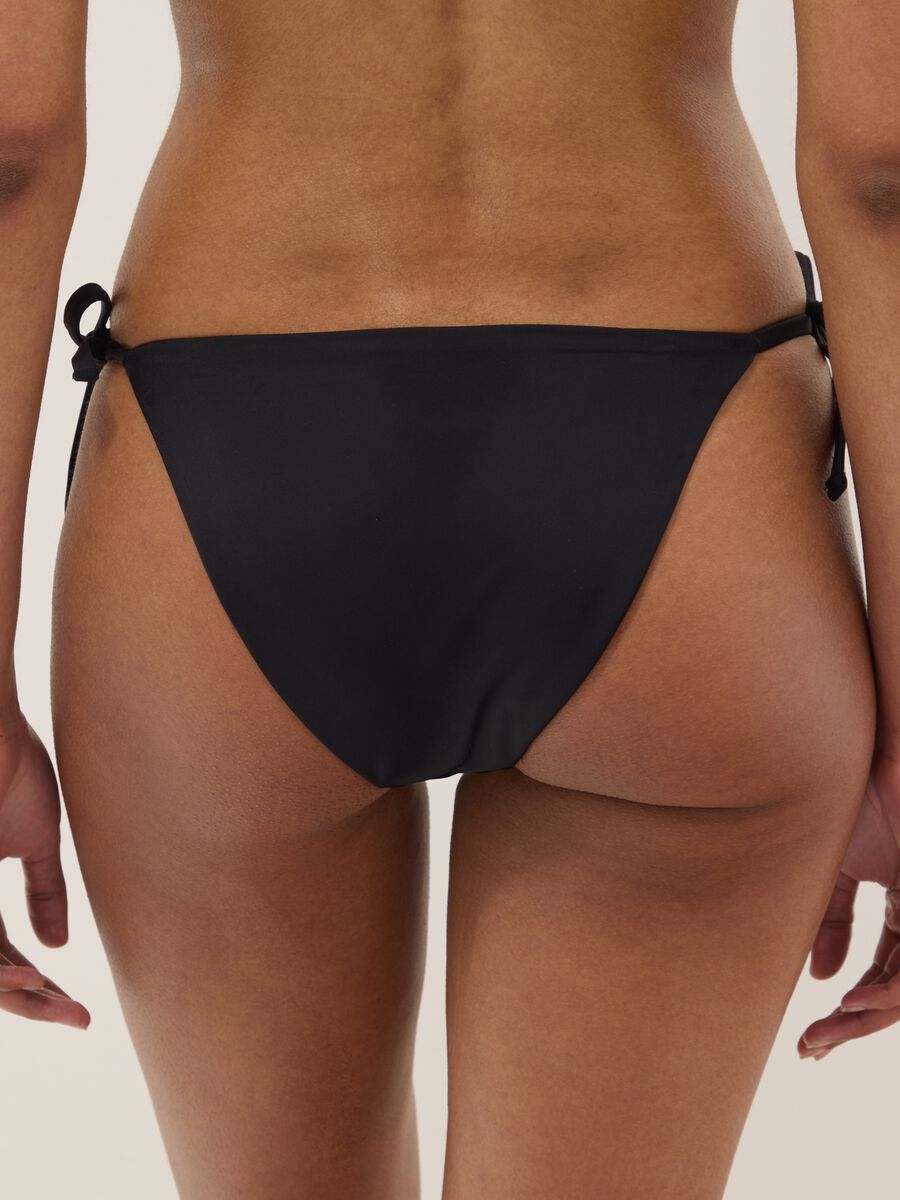 Black stretch-fabric bikini bottoms_2