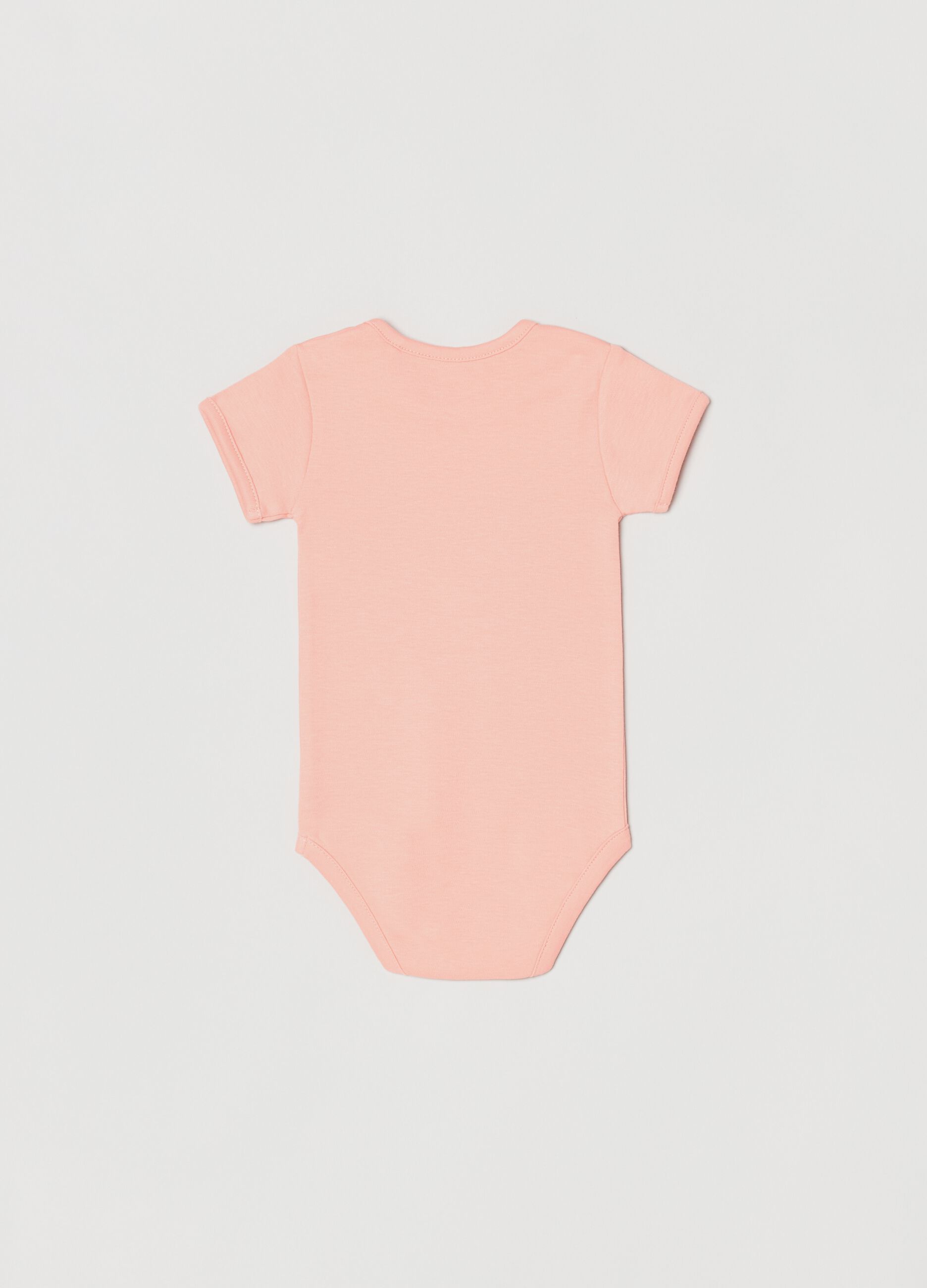 Tripack body in cotone con stampa 