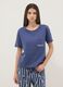 Blue pure cotton regular fit pyjamas with Peanuts prints_1