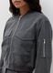 Full-zip bomber jacket with lurex_3