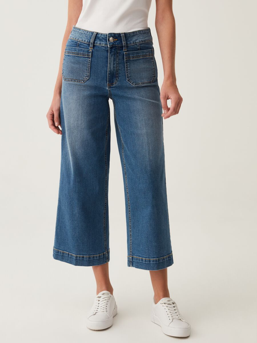Jeans wide leg cropped_1