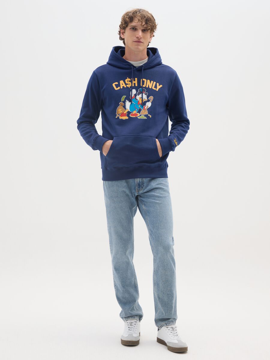 Blue Hoodie with Print_1