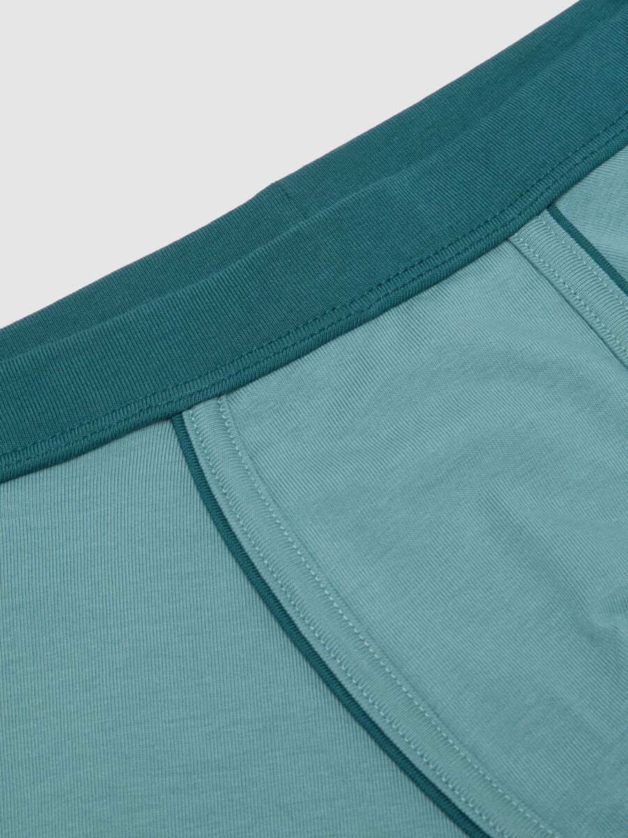 Boys' Stretch Cotton Blue Boxer Shorts_2