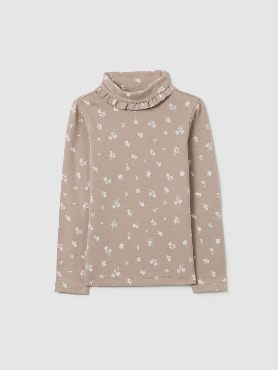 Girls' T-shirt in pure cotton multicolour with print_0