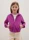 Purple regular fit pure cotton girl's sweatshirt_0
