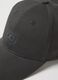 Regular fit black pure cotton baseball cap_2