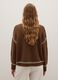 Brown sweater in cotton and wool blend with oversized fit_3