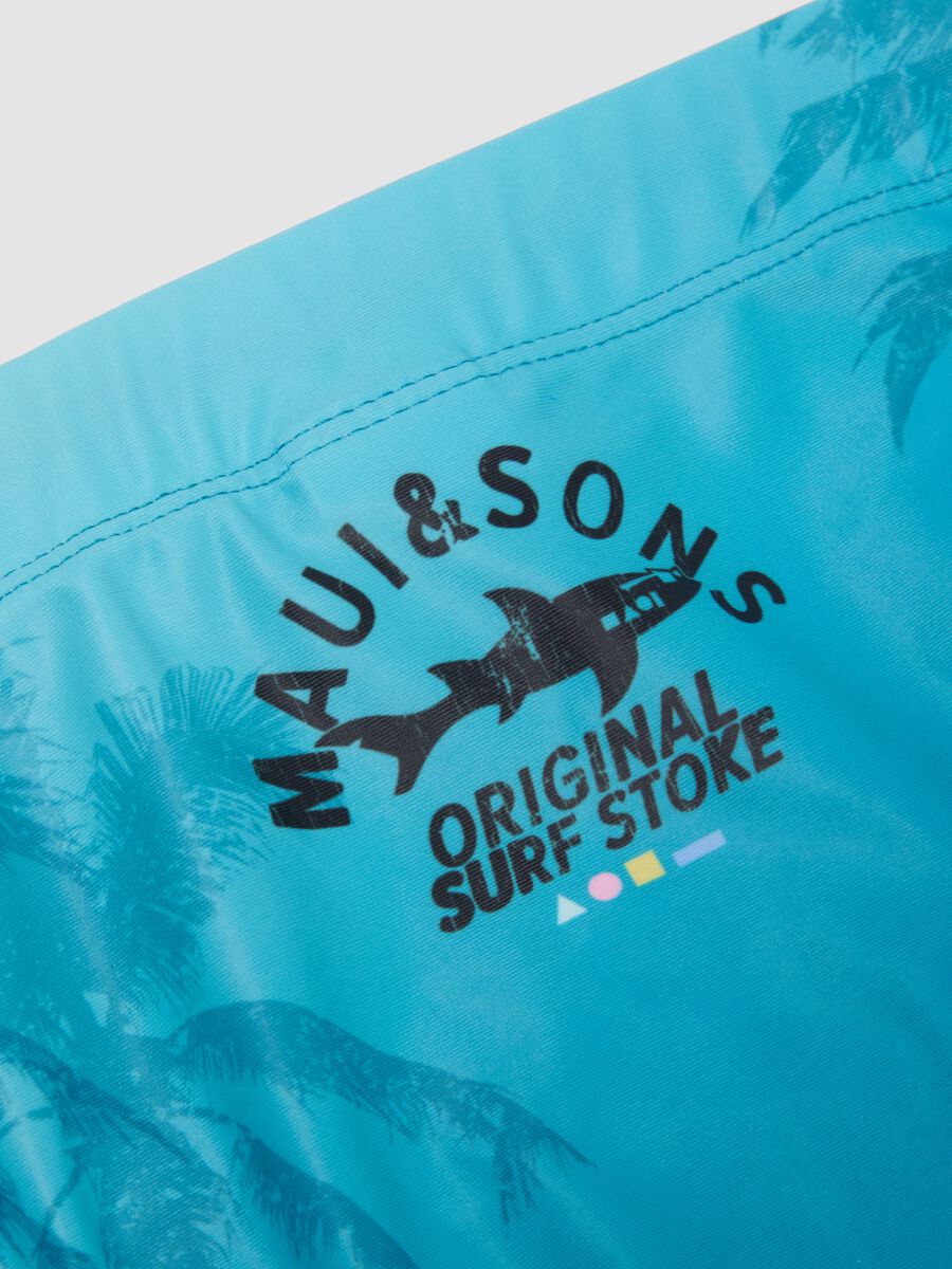 Blue stretch swim briefs_2