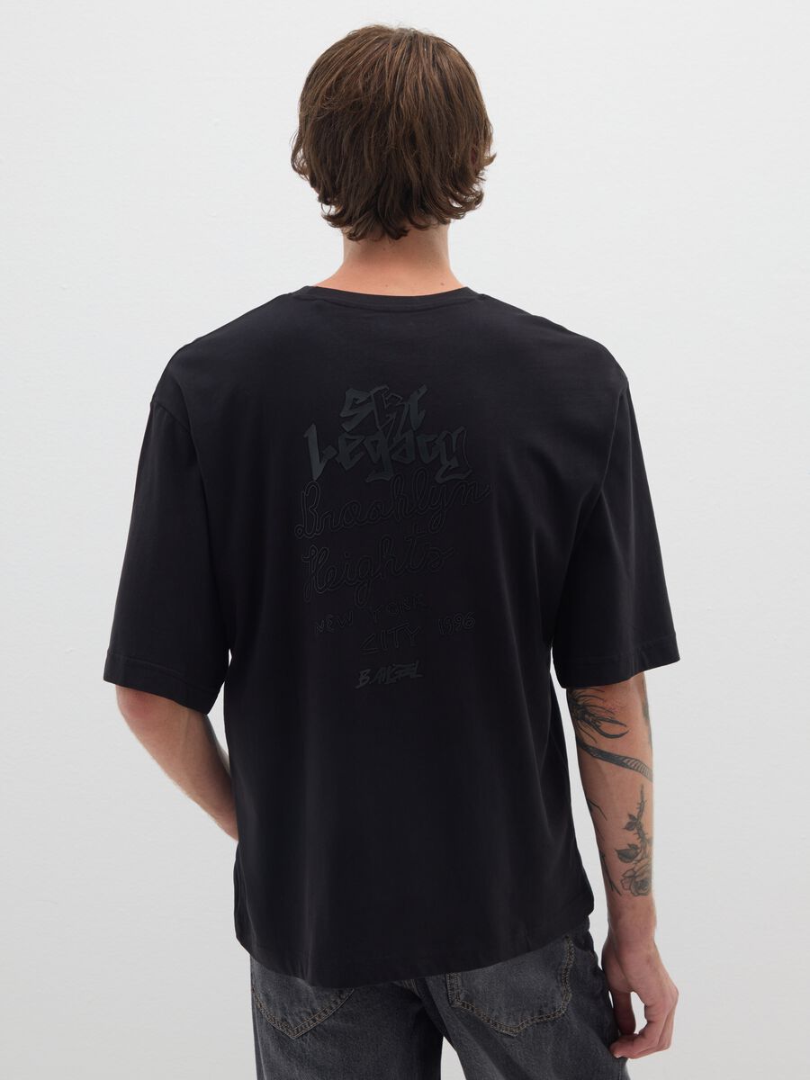 Black Pure Cotton Regular Fit T-Shirt_2