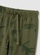 Green pure cotton regular fit children's trousers_2