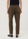 Brown denim baggy-fit jeans in pure cotton with paperbag waist_2