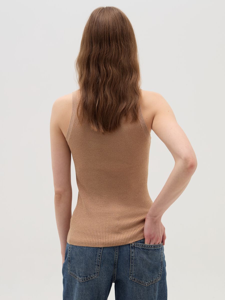 Ribbed tank top with lurex_2