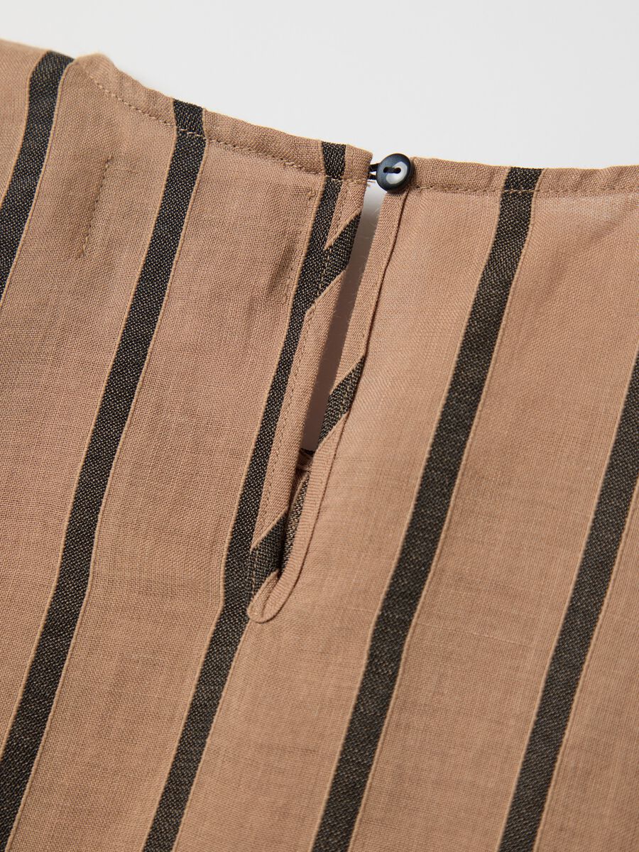 Brown striped blouse_5