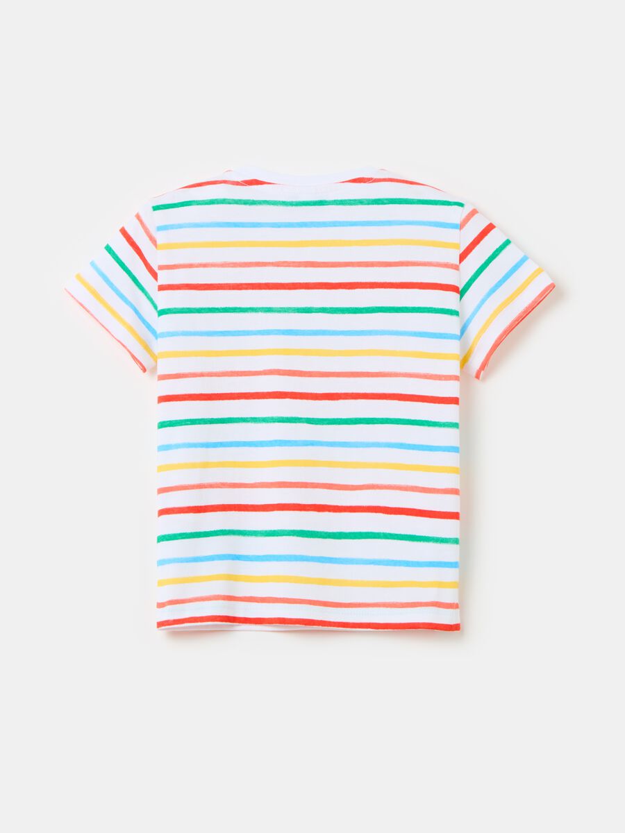 T-shirt in cotone con stampa_1