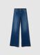 Blue denim bootcut jeans_4