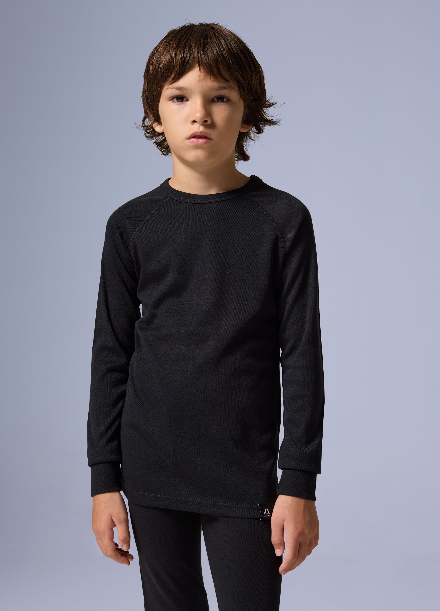 Kids' Long Sleeve Thermal T-Shirt ALTAVIA WITH DEBORAH COMPAGNONI