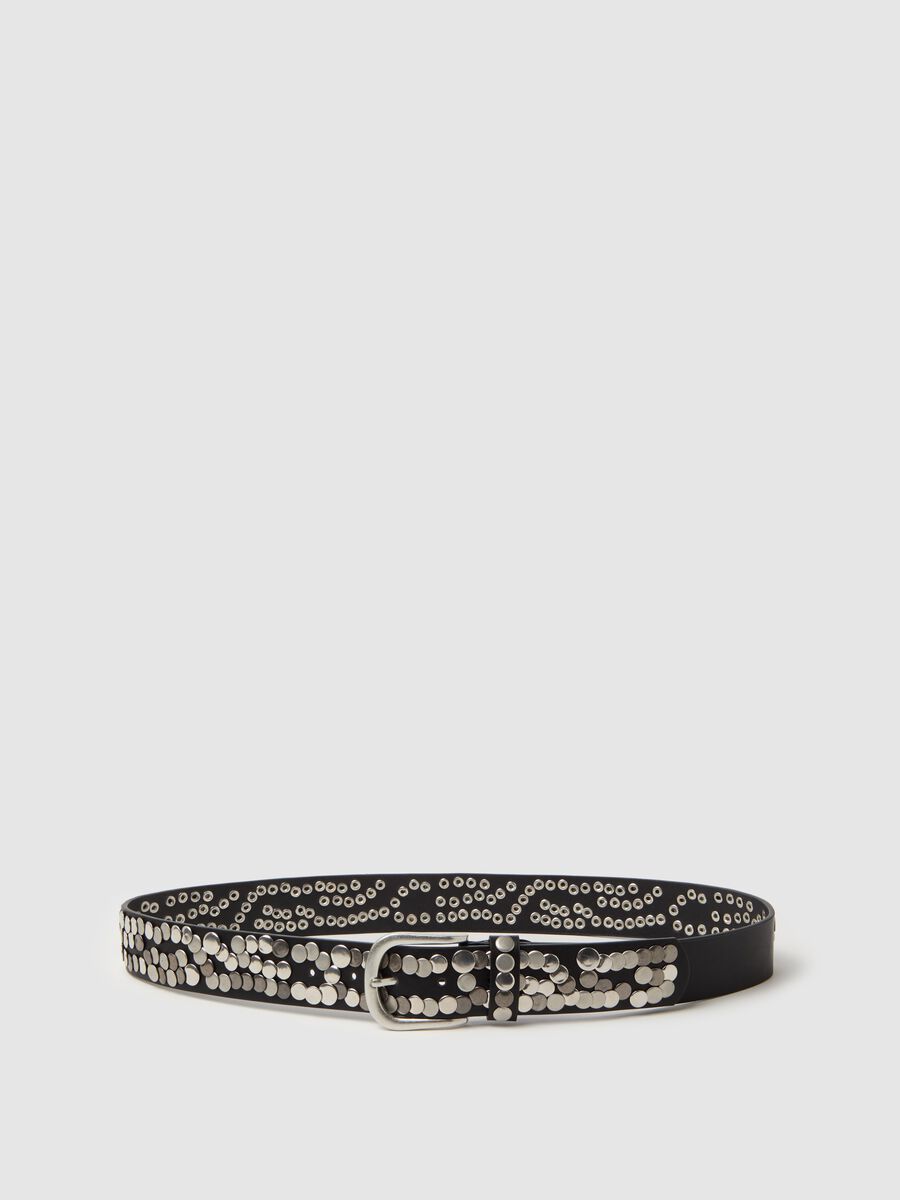 Belt with all-over studs_0