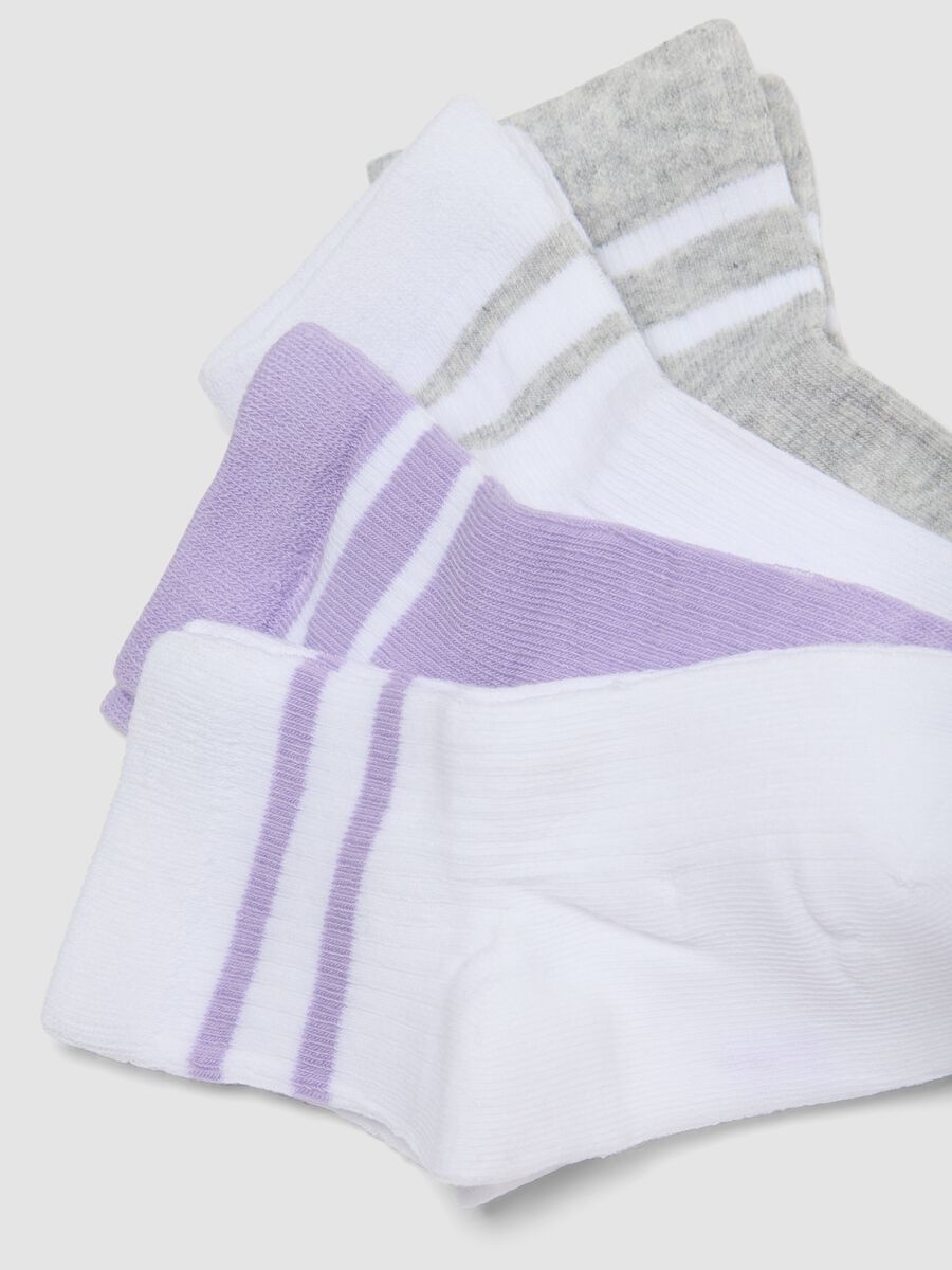 7-pack striped stretch organic cotton ankle socks_1