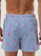 Boxer mare blu a righe con stampa aragoste_2