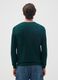 Green Regular Fit Viscose Blend Jumper_2