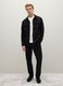 Black cotton blend sweatshirt with buttons_1