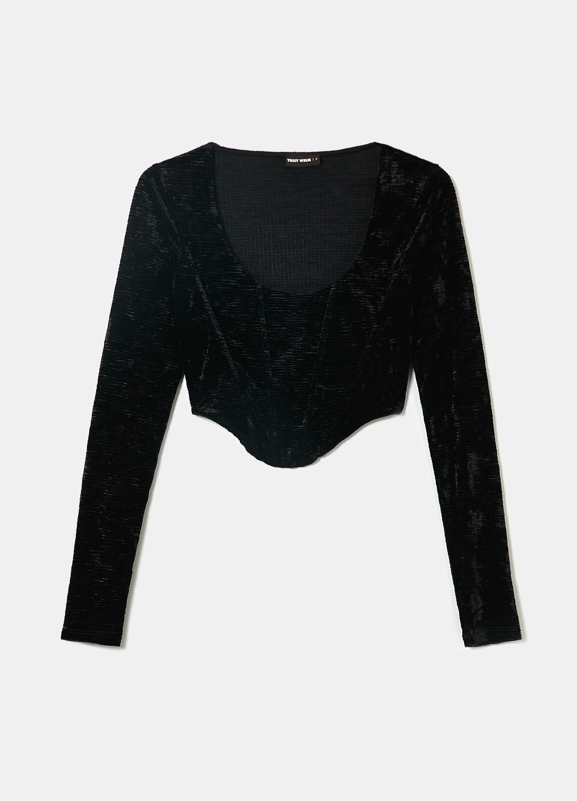 Top a corsetto in velluto_4