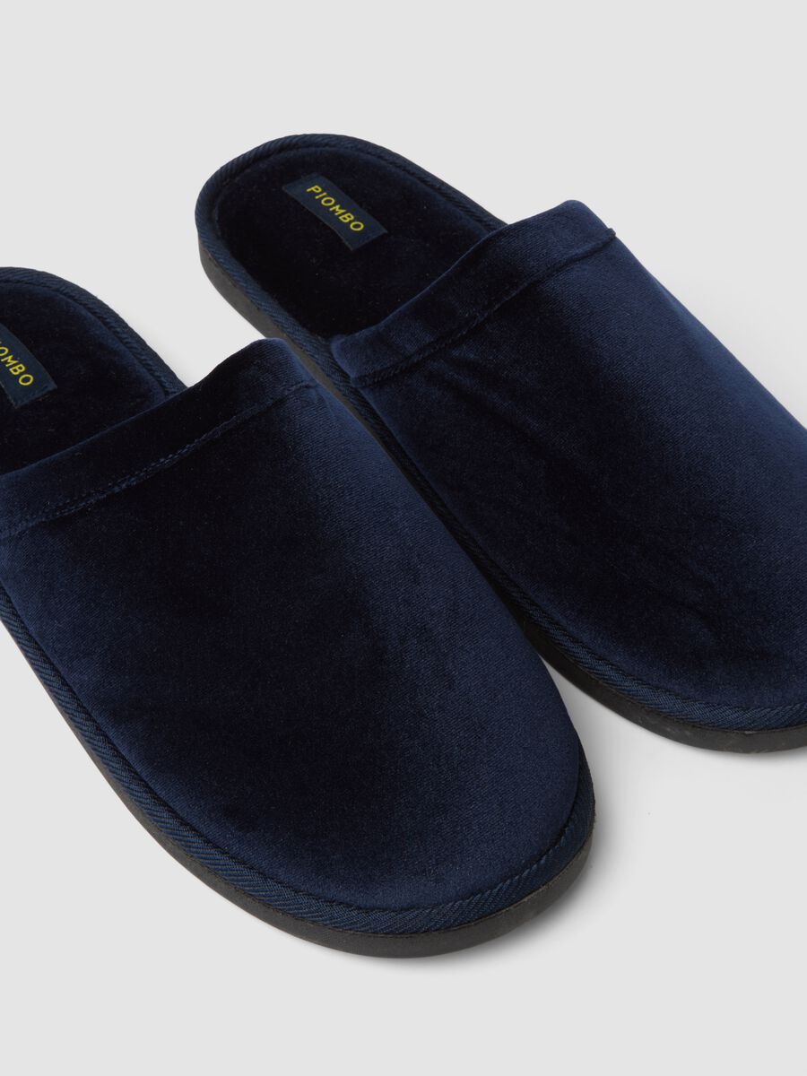 Pantofole blu da casa imbottite_1