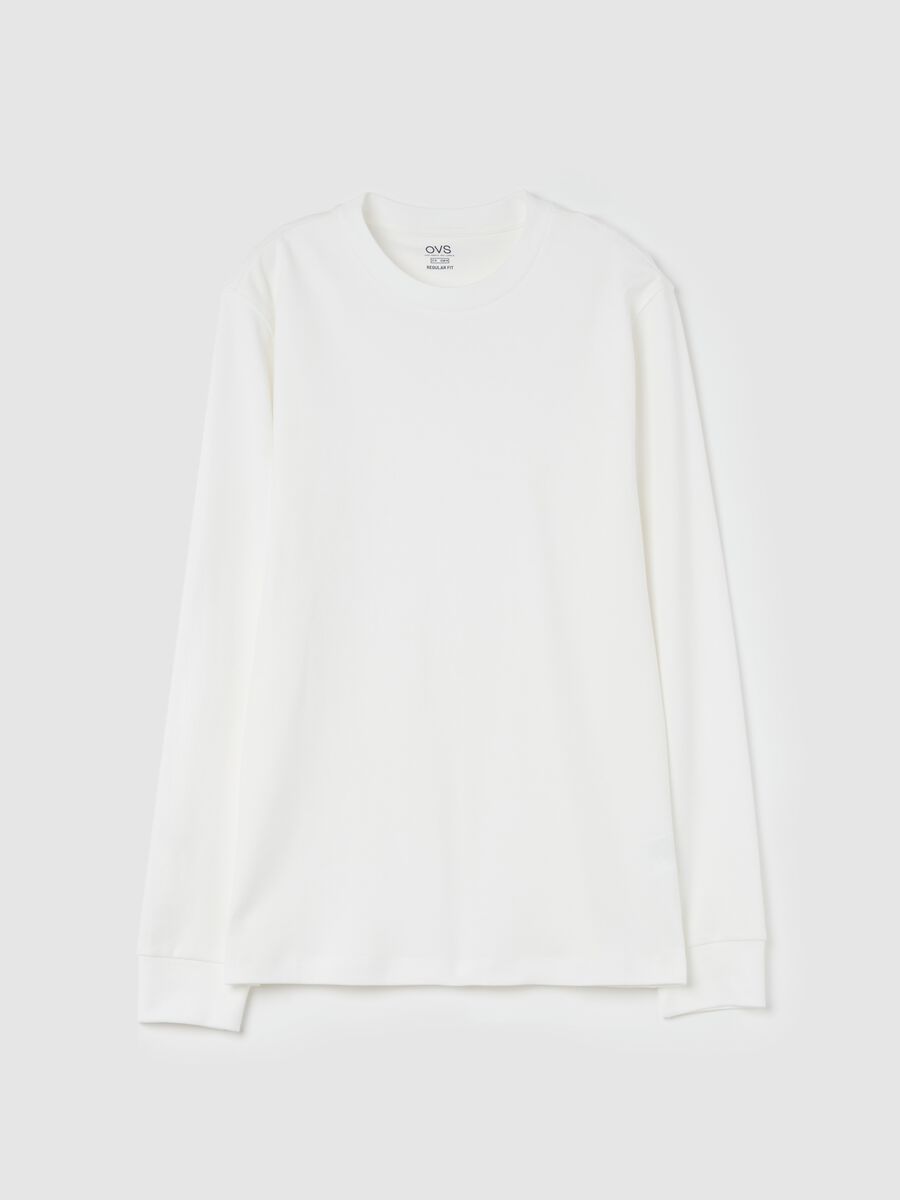 Long-sleeved T-shirt in cotton_4