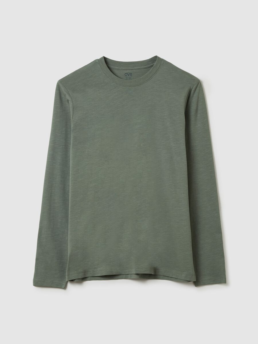 Long-sleeved T-shirt in cotton_4