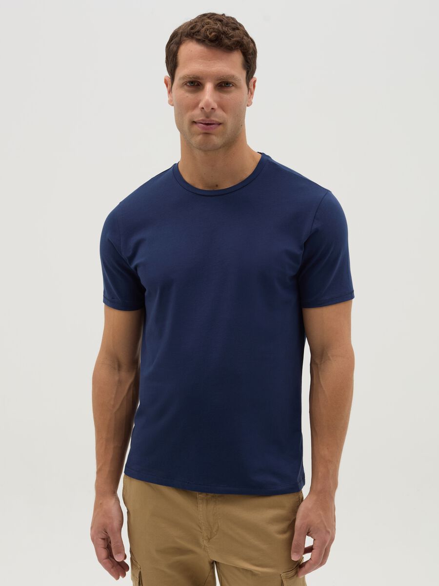 Slim-fit T-shirt in organic cotton_1
