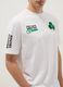 White pure cotton T-shirt with Boston Celtics logo_3