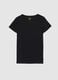 Black cotton tank regular fit_0