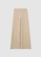 Solid colour wide-leg trousers_4