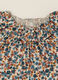 Multicolour viscose blouse with floral print_2