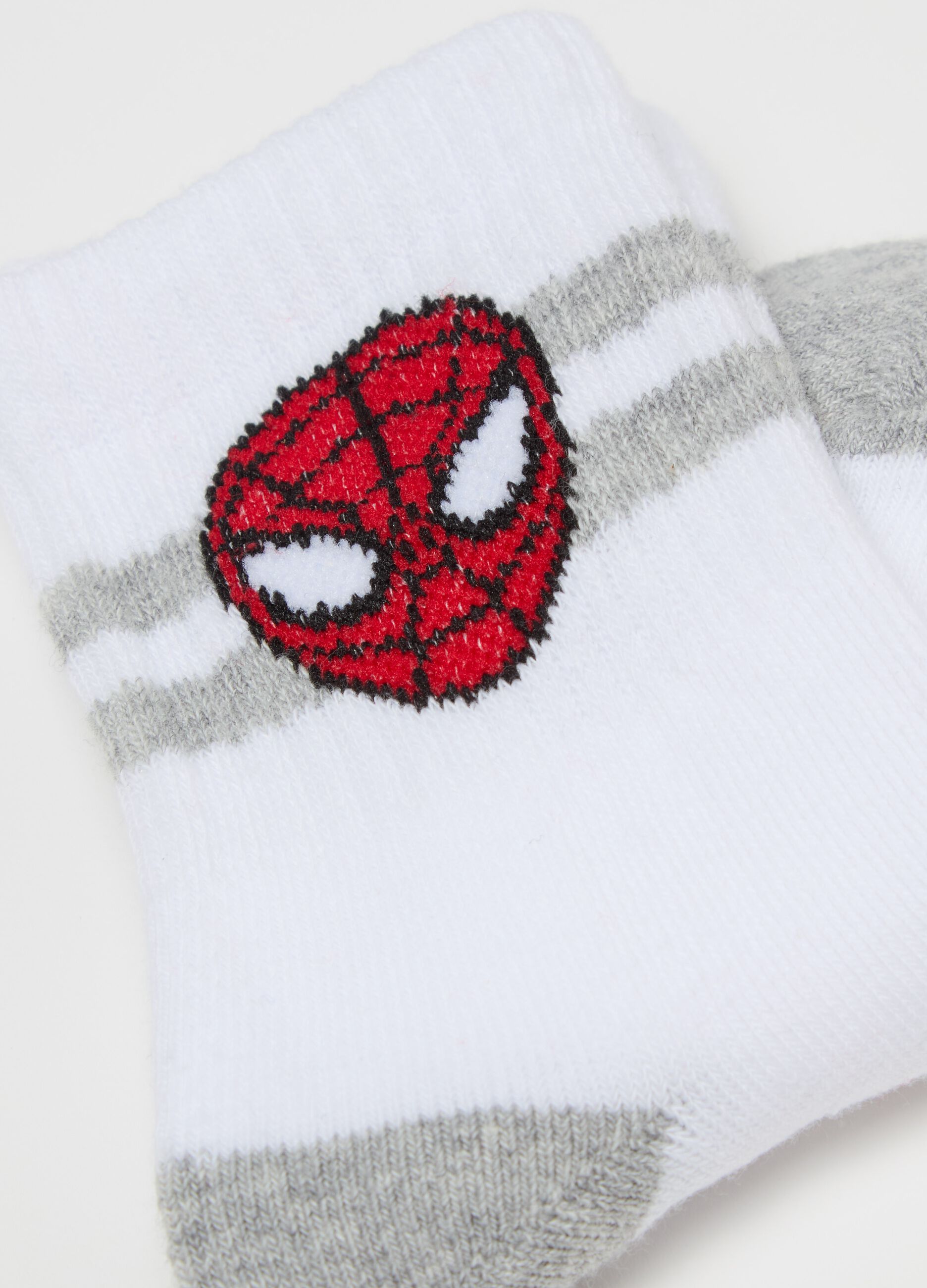 Two-pair pack socks with Spider-Man design