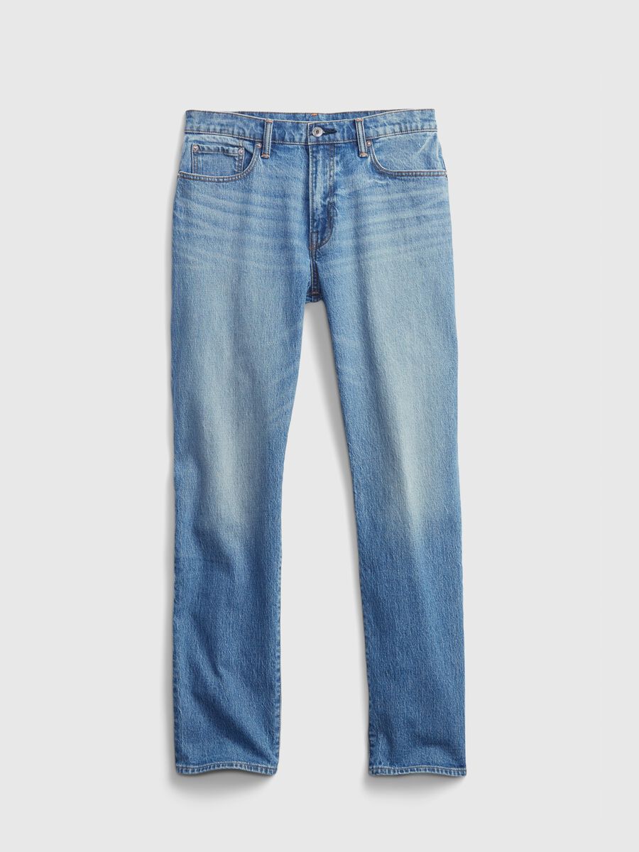 Straight-fit jeans with mid-rise waist_3