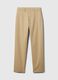 Baggy-fit trousers in stretch cotton_3