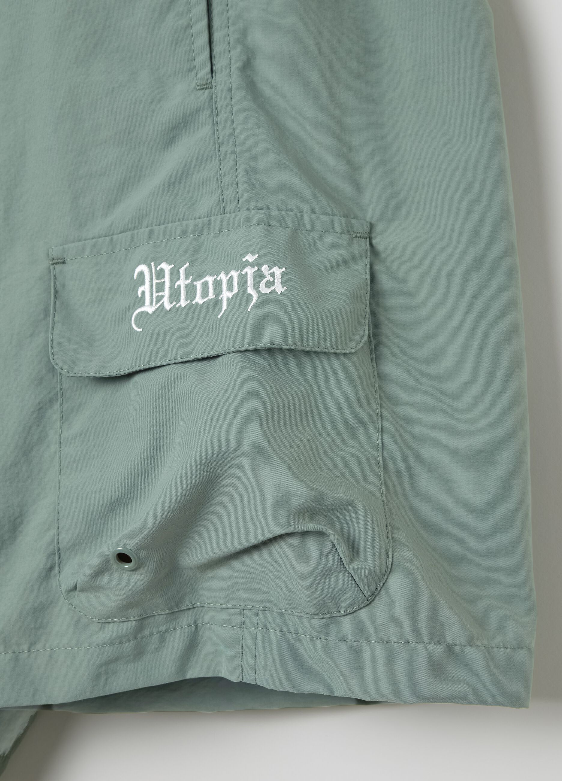 Cargo Swim Shorts Military Green 