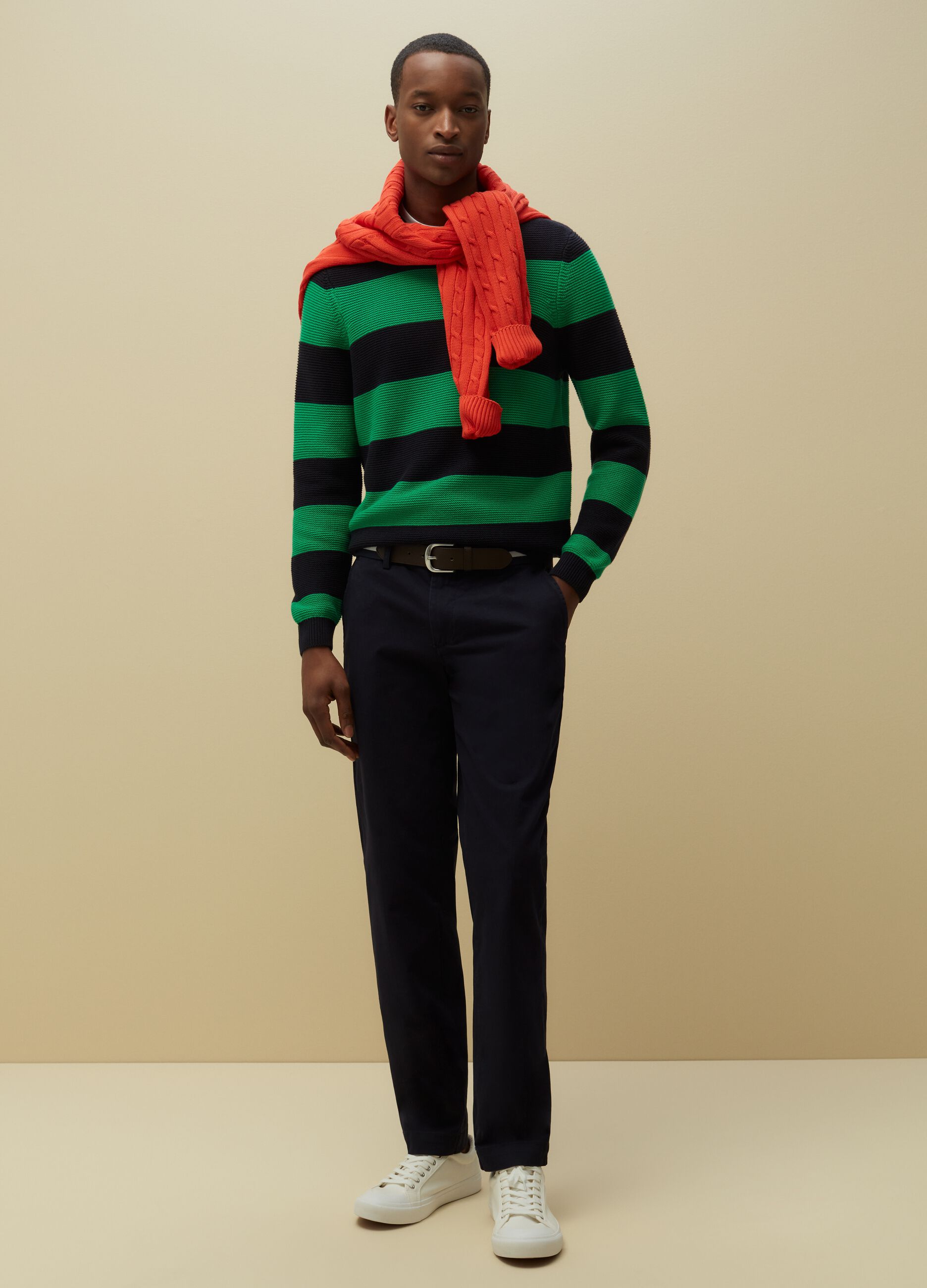 Ovs Pantaloni chino in cotone stretch