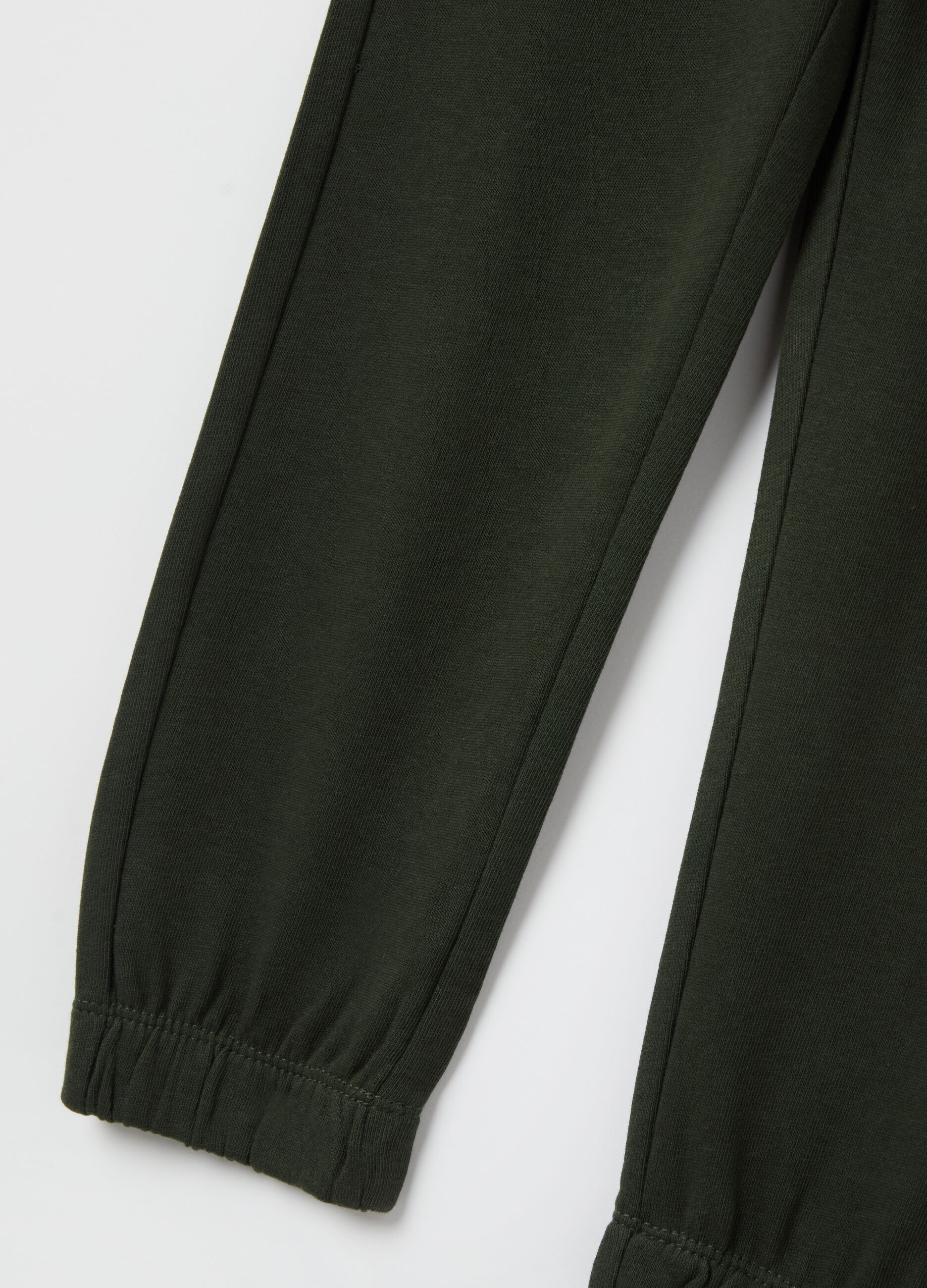 Joggers con coulisse e stampa 