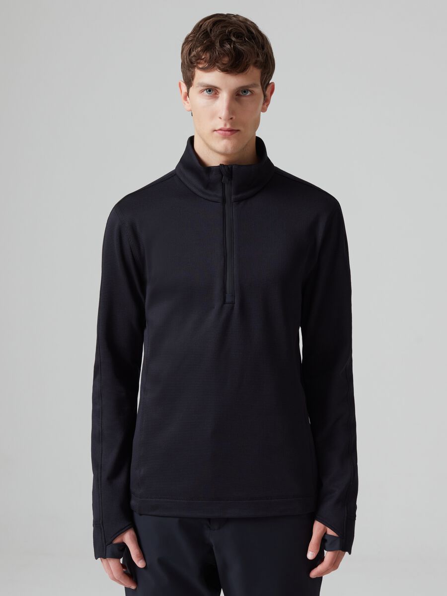 Felpa da sci half-zip_0