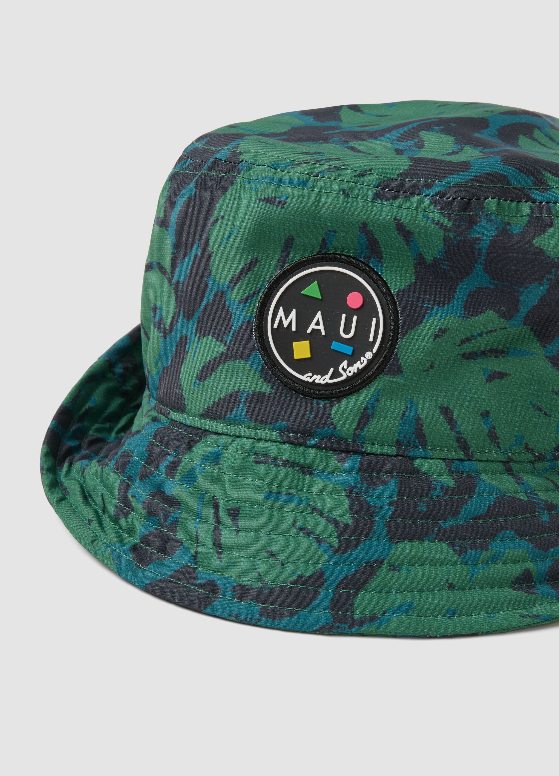 Multicolour floral bucket hat