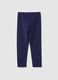 Girls' Slim Fit Elasticated Cotton Purple Leggings_1