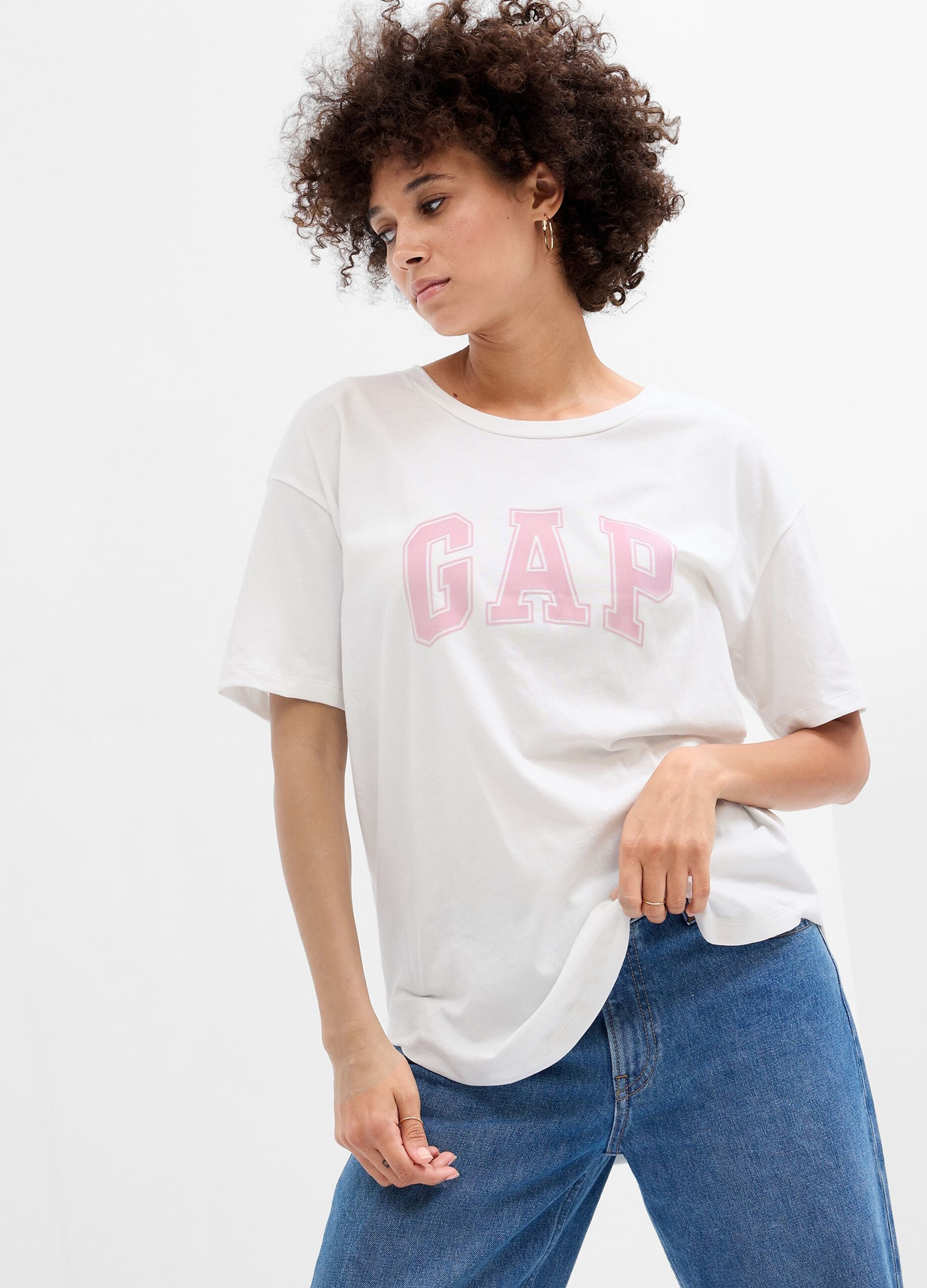 Ovs T-shirt in cotone bio con stampa logo