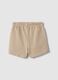 Grey pure cotton shorts for toddler regular fit_1