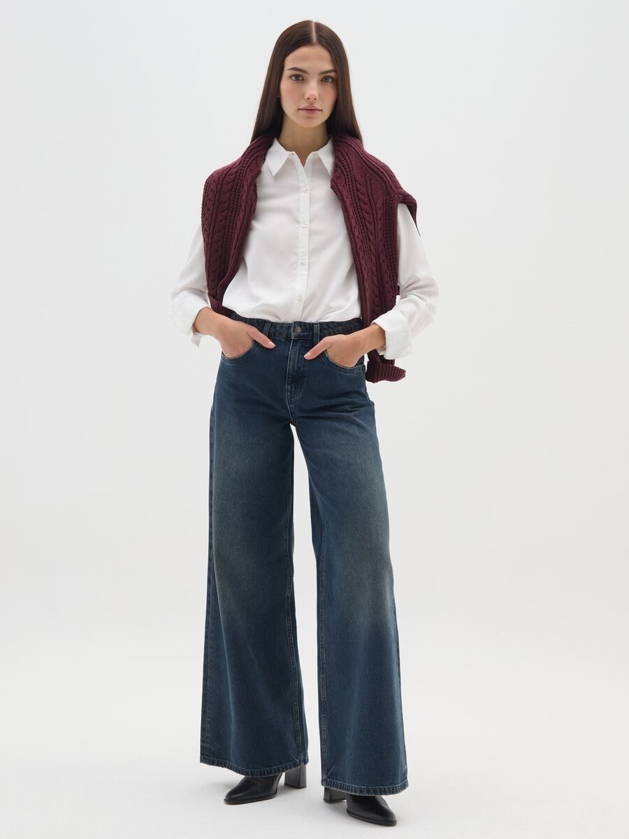 White Regular Fit Blouse_1