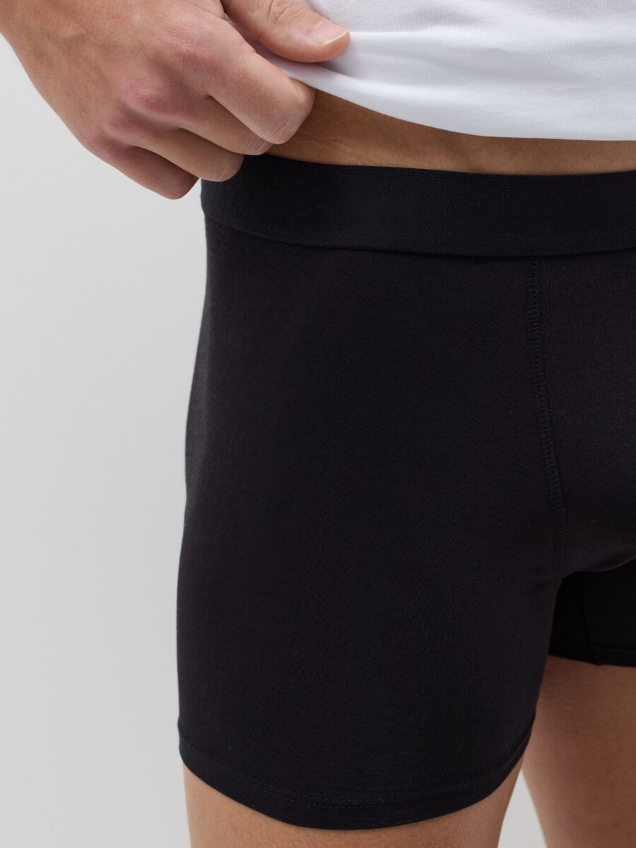 Three-pack midi boxer shorts with external elastic_2