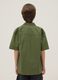 Boys&rsquo; green pure cotton shirt, oversized fit_1