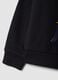 Black 100% cotton sweatshirt with K-Pop Demon Hunters print for girls_2