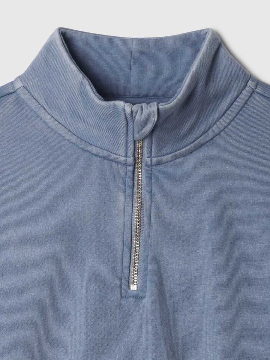 Half-zip cropped sweatshirt_4